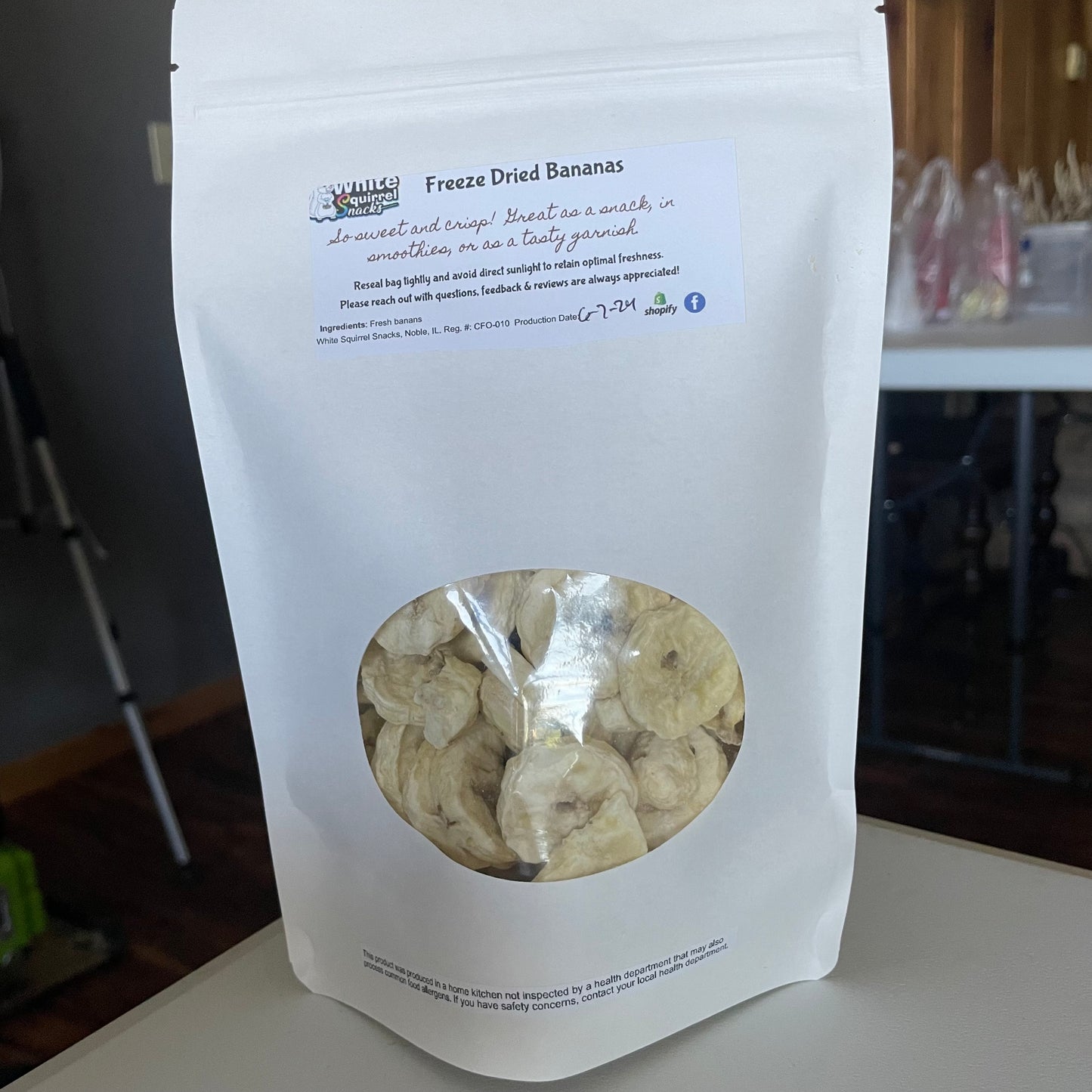 Freeze Dried Banana Slices