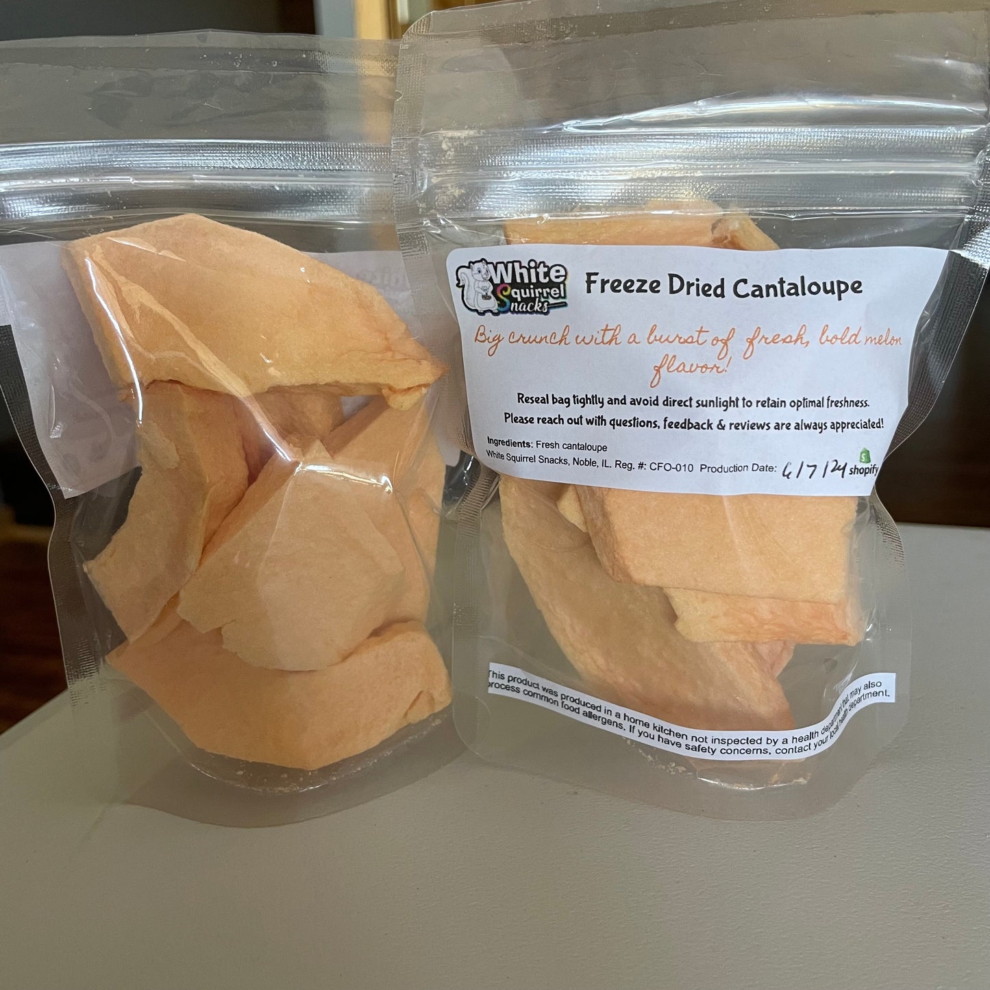 Freeze Dried Cantaloupe