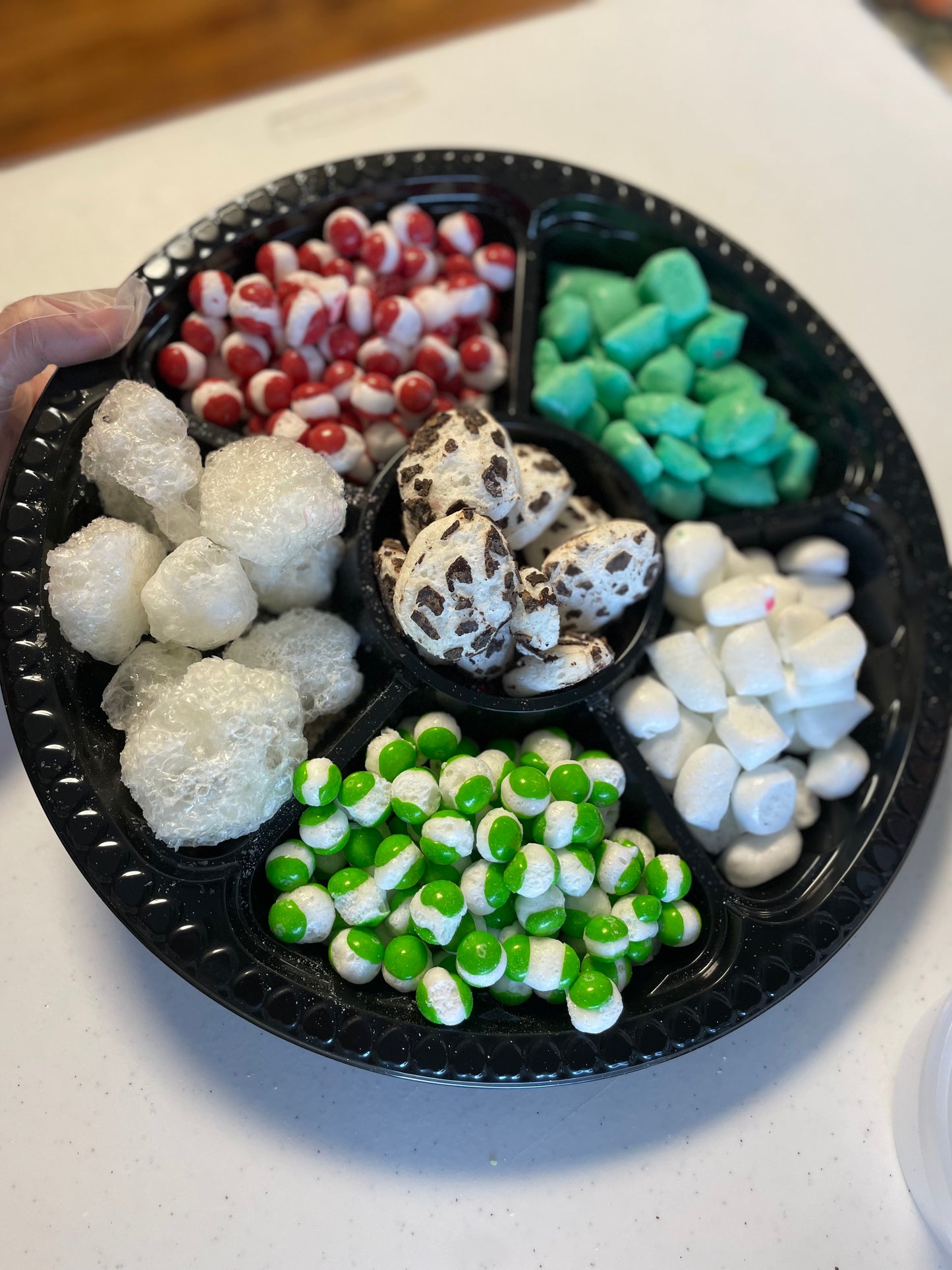 12" 6-cell Custom Candy Platter
