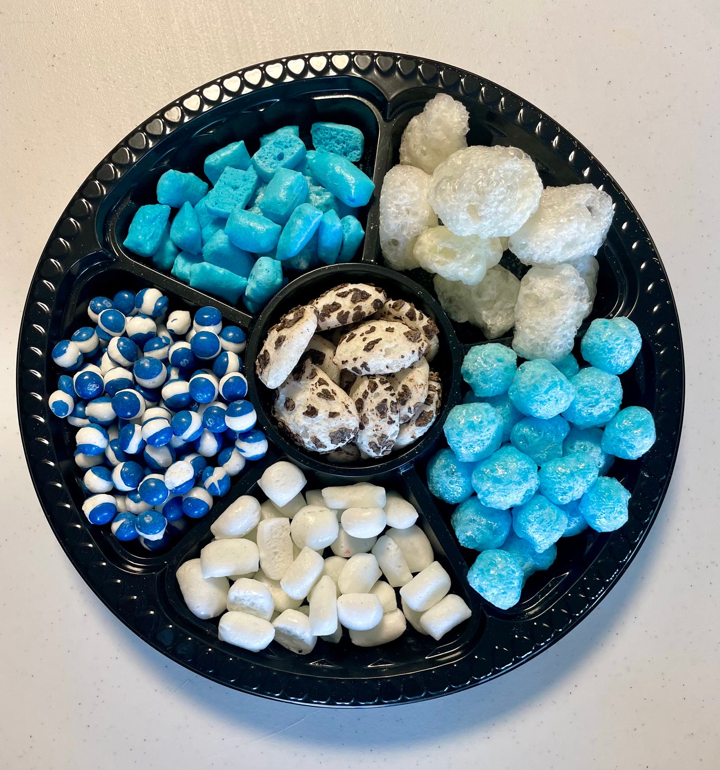 12" 6-cell Custom Candy Platter