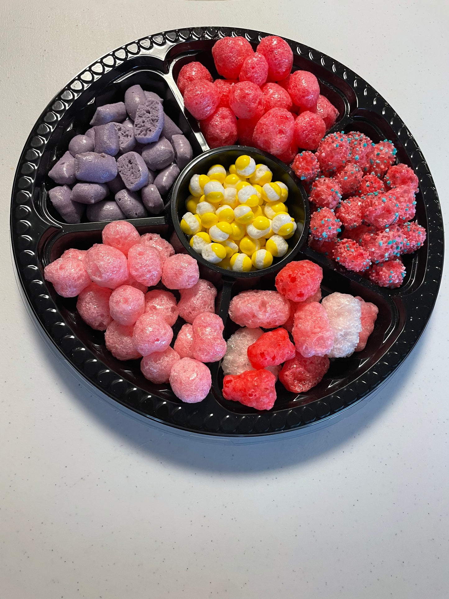 12" 6-cell Custom Candy Platter