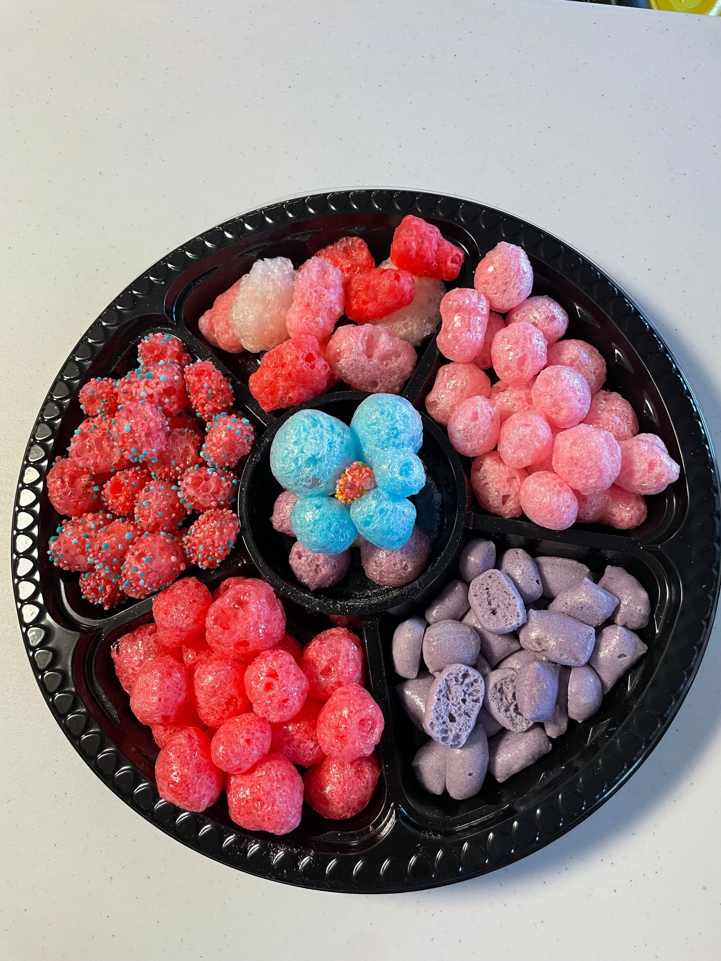 12" 6-cell Custom Candy Platter