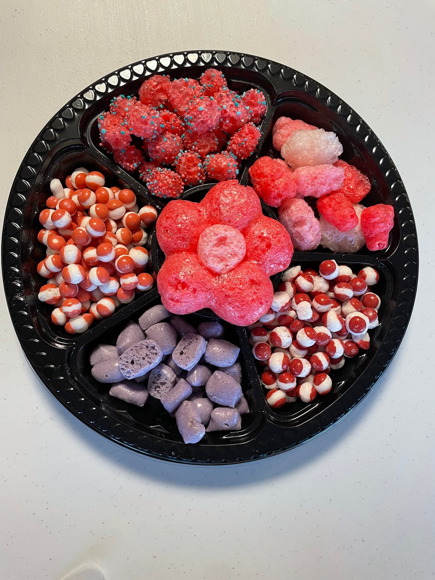 12" 6-cell Custom Candy Platter