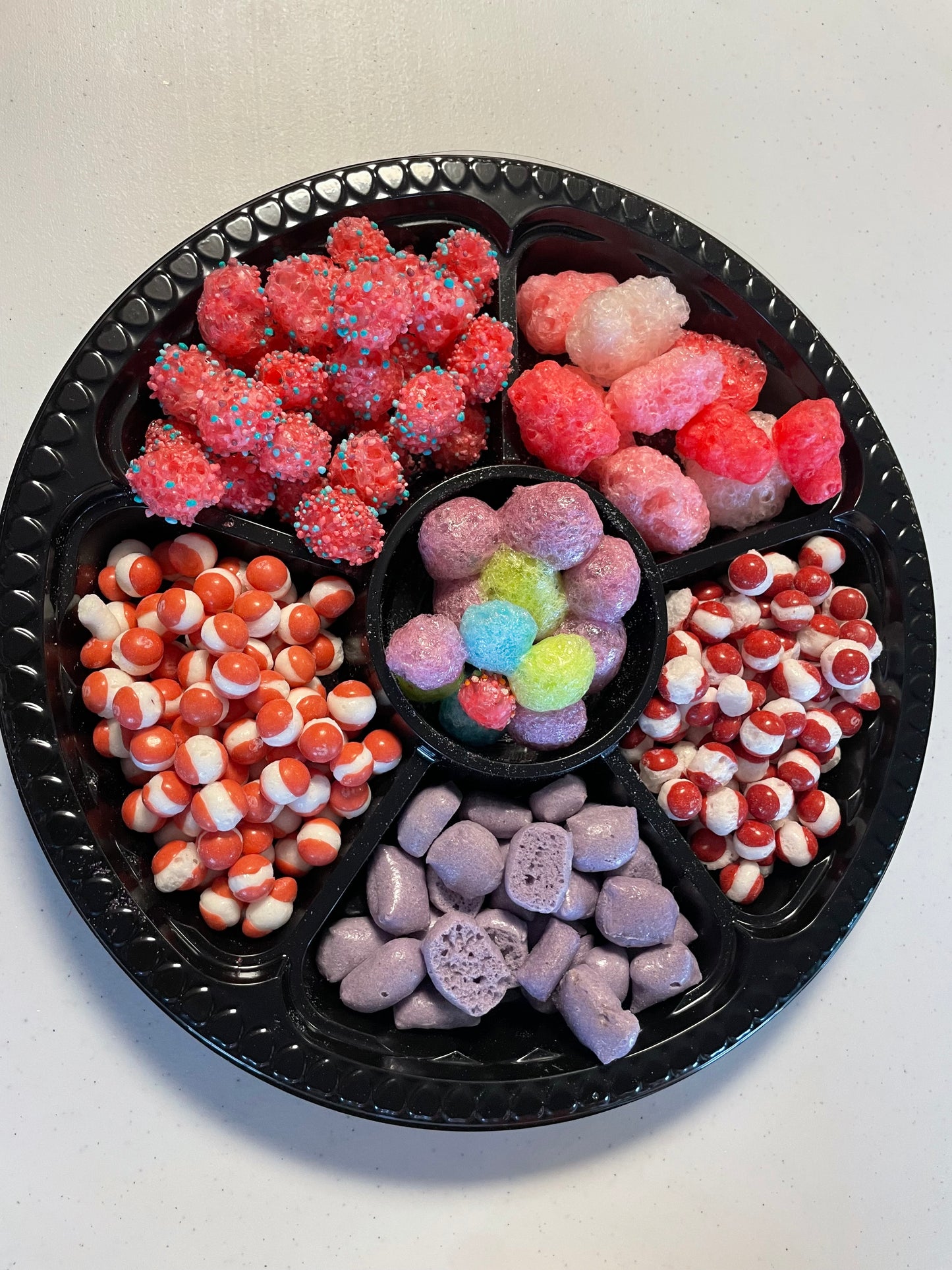 12" 6-cell Custom Candy Platter