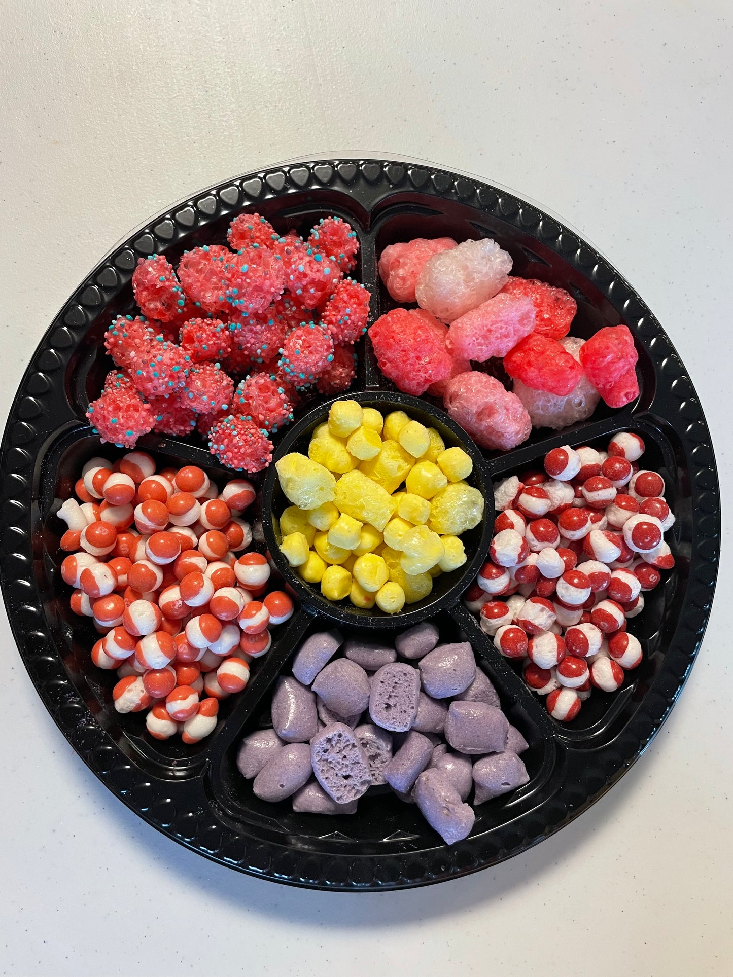 12" 6-cell Custom Candy Platter