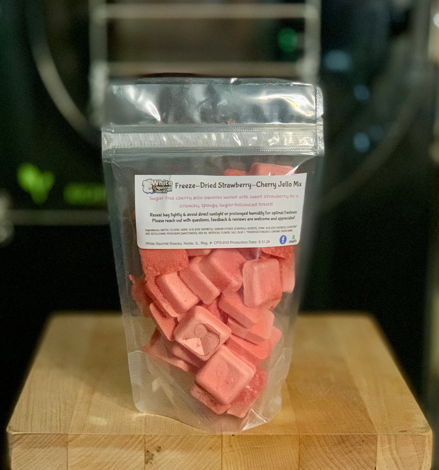 Freeze-dried Jello Mixes