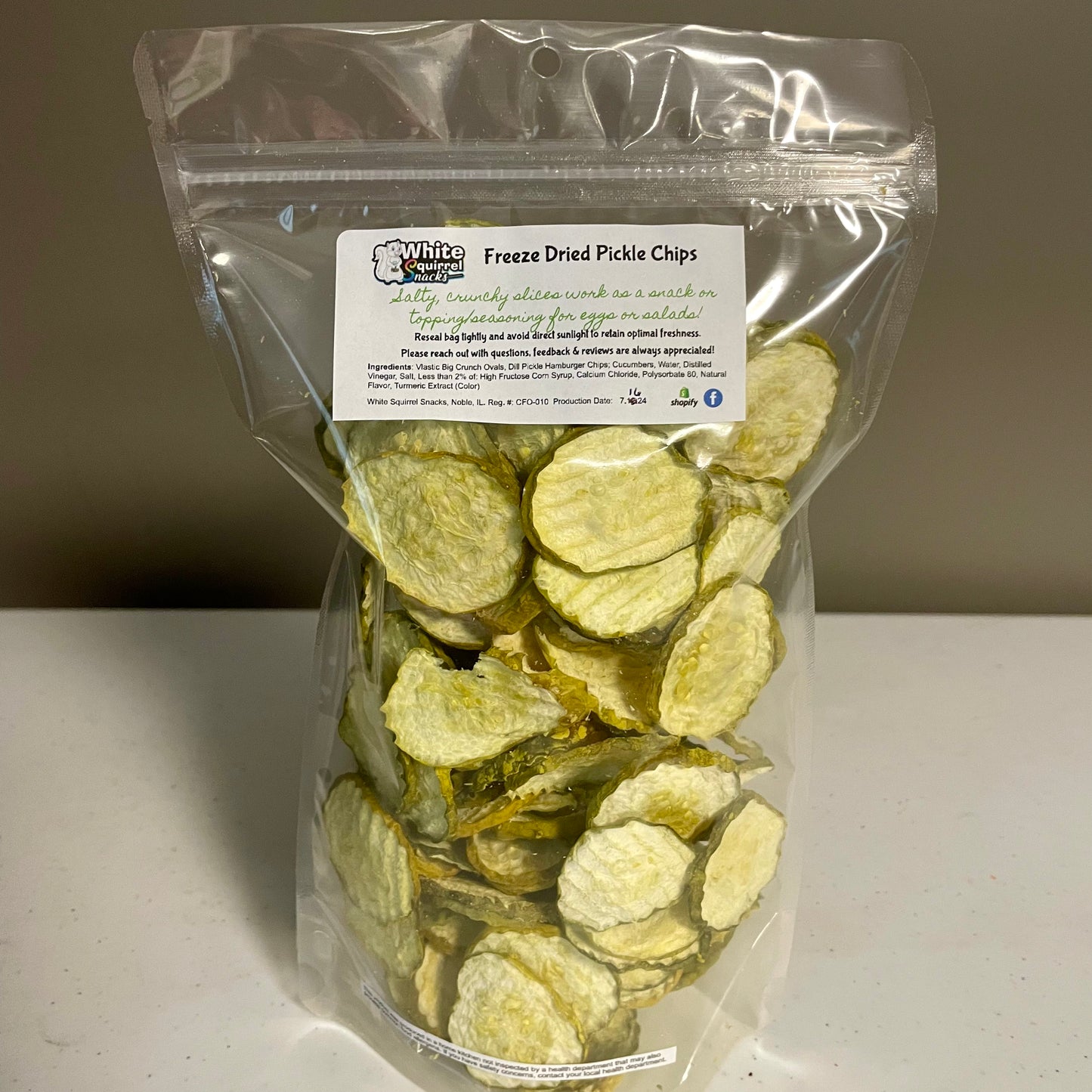 Freeze-dried Pickle Chips