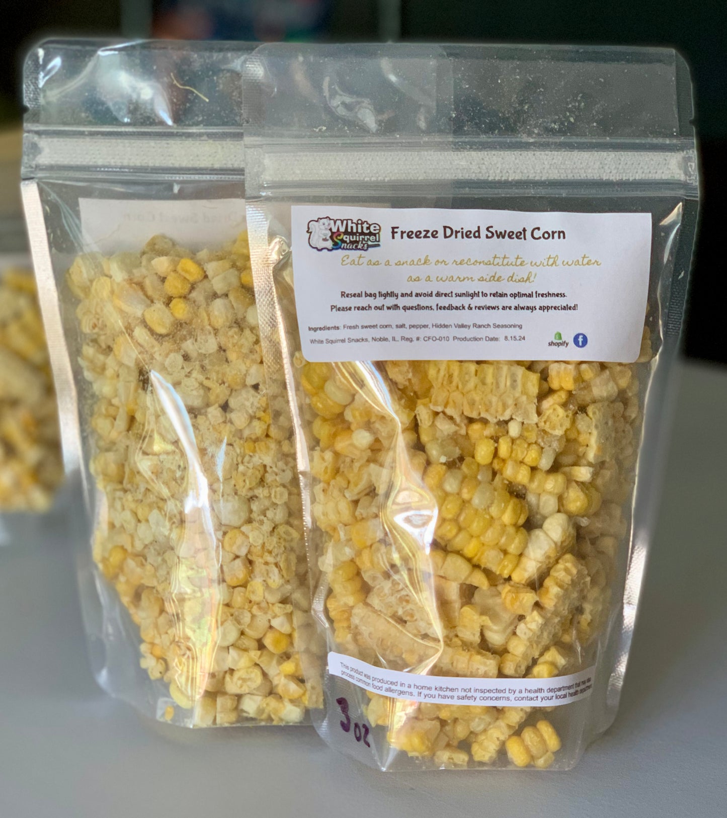 Freeze-dried Sweet Corn