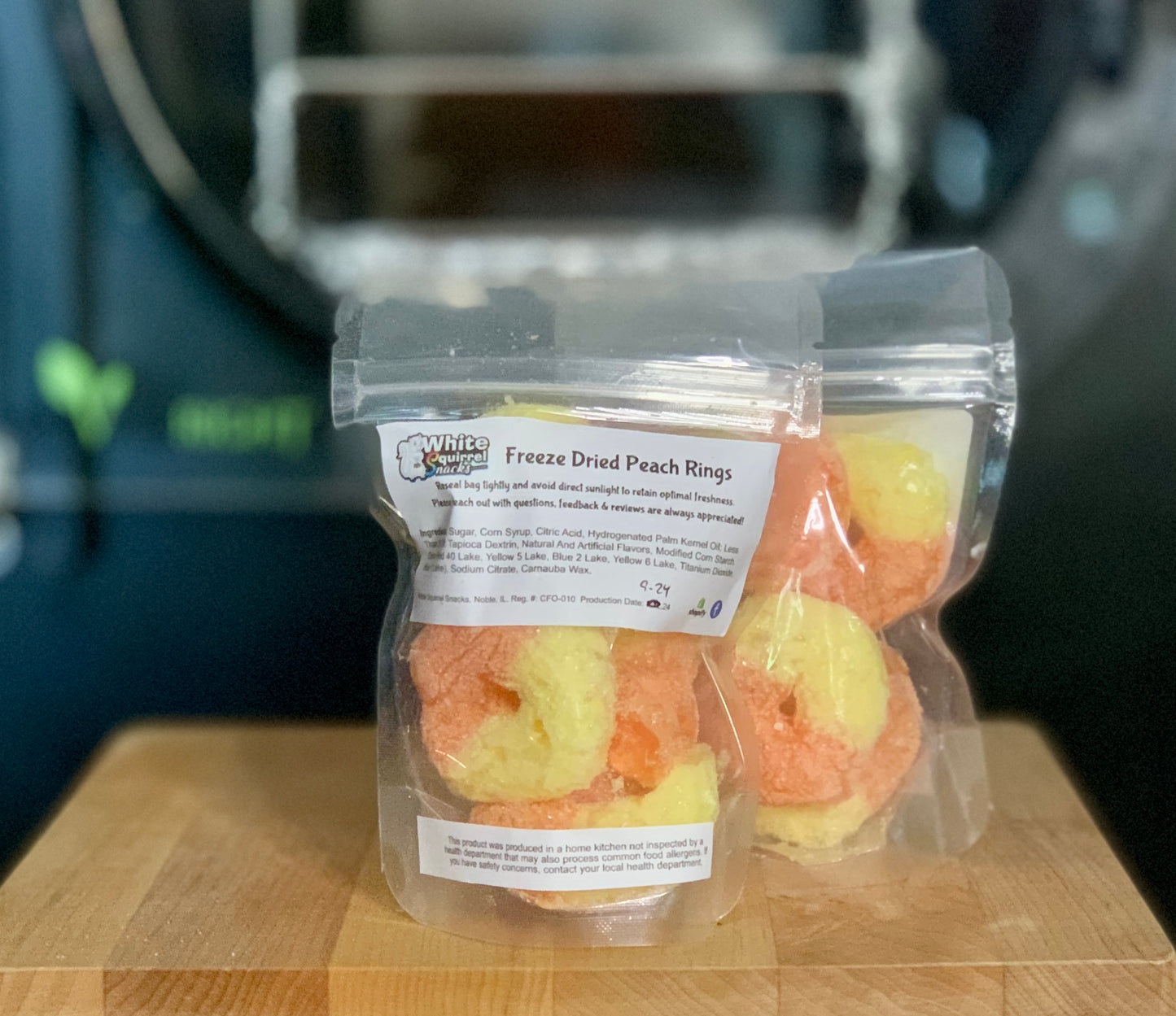 Freeze-dried Peach Rings