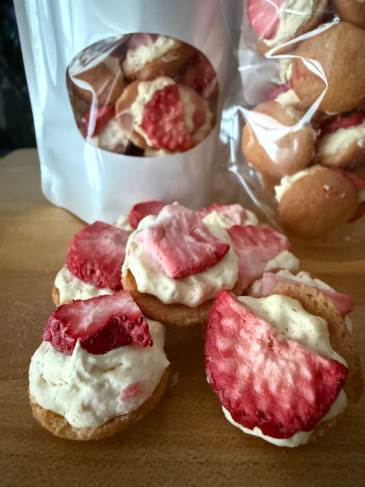 Freeze dried Strawberry Cheesecake Bites