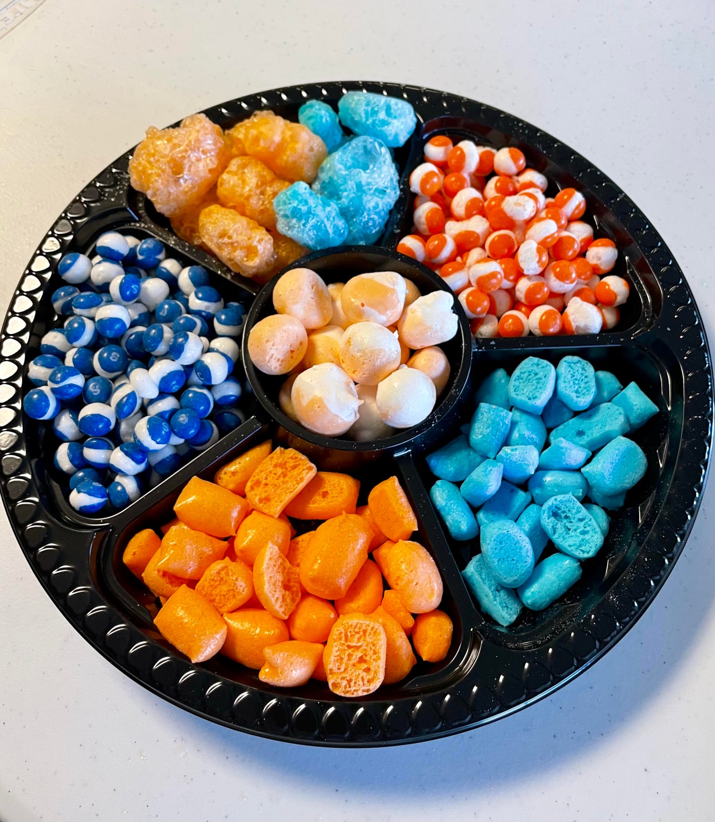 12" 6-cell Custom Candy Platter